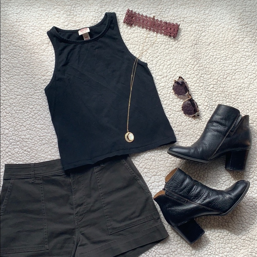High neck tank, racer back